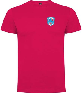 Tričko bavlněné RCM Říčany | Malé logo | Růžová
