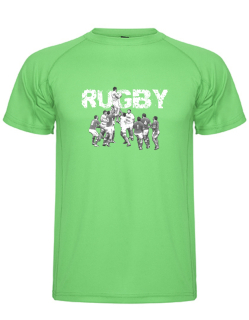 Polyesterové tričko Rugby Players | Světle zelená