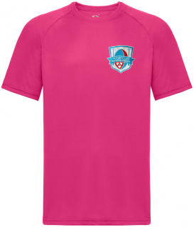 Tričko polyester RCM Říčany | Růžová
